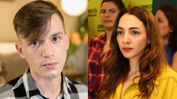 Lucas Benvenuto y Thelma Fardin