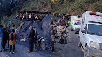 Tres mineros llevan 17 horas