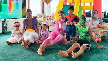 Cristiano Ronaldo y su familia