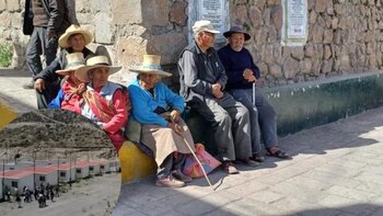 Pobladores de Ubinas. (GEC)