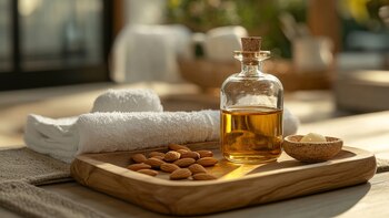 El aceite de almendras es