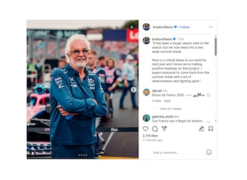 El mensaje de Briatore tras el mal GP de Hungría de Alpine