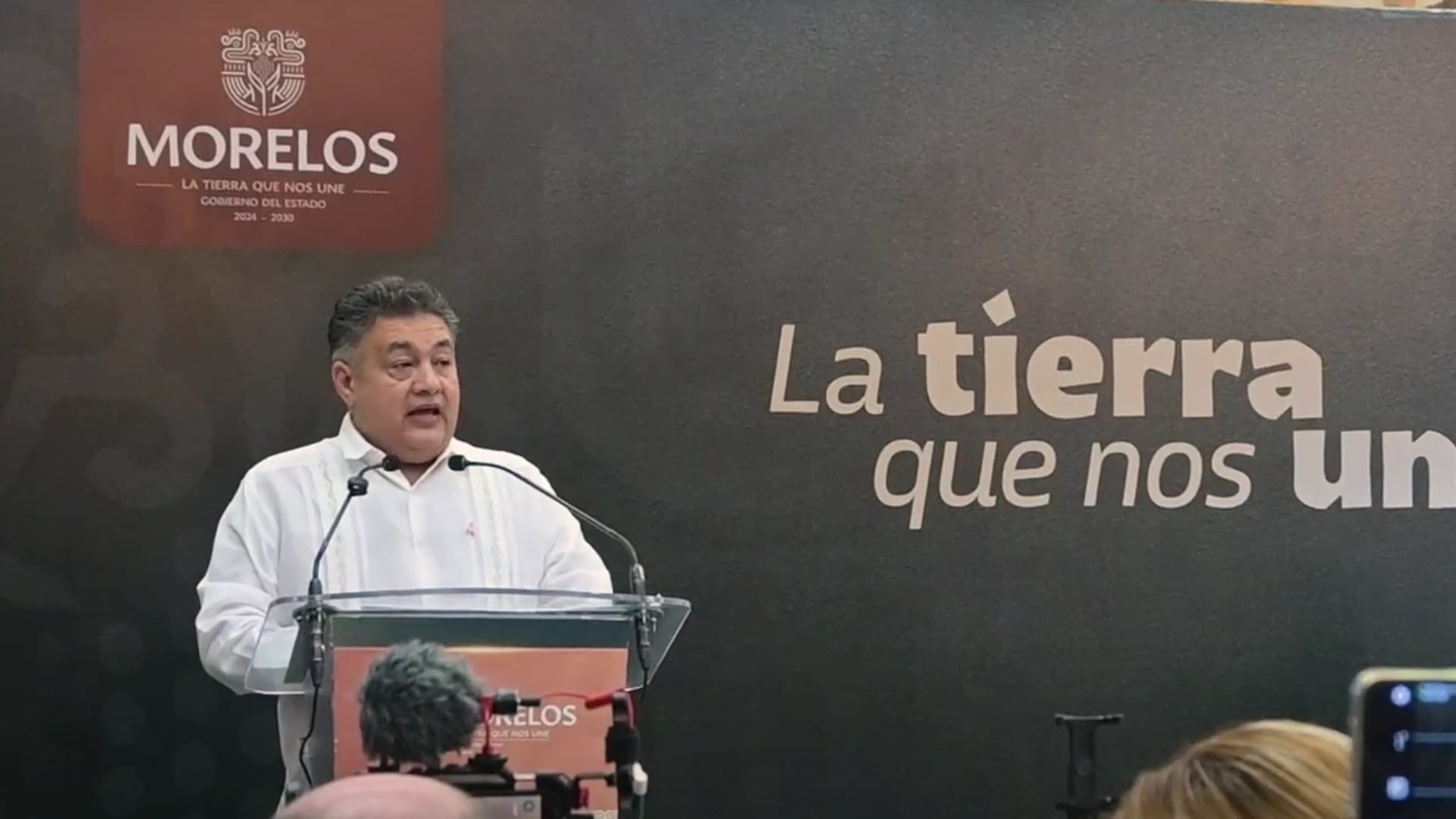 Miguel Ángel Urrutia Lozano, titular de la SSPC Morelos Crédito: YouTube - Gobierno de Morelos