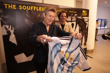 La expresión del actor al