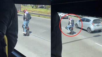 Conductor sorprendió en Bogotá al