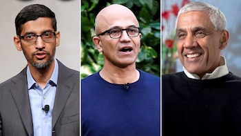 Sundar Pichai, Satya Nadella y