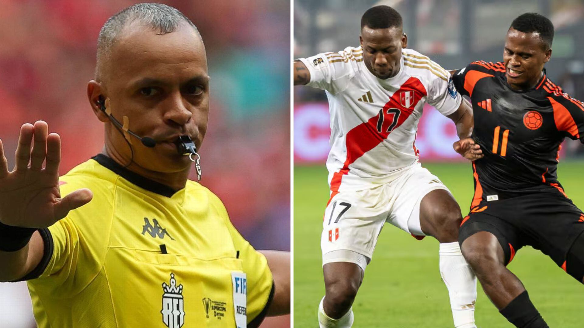 La radiografía de Wilton Sampaio, el árbitro del decisivo partido entre Perú y Colombia por la fecha 15 de las Eliminatorias 2026.
