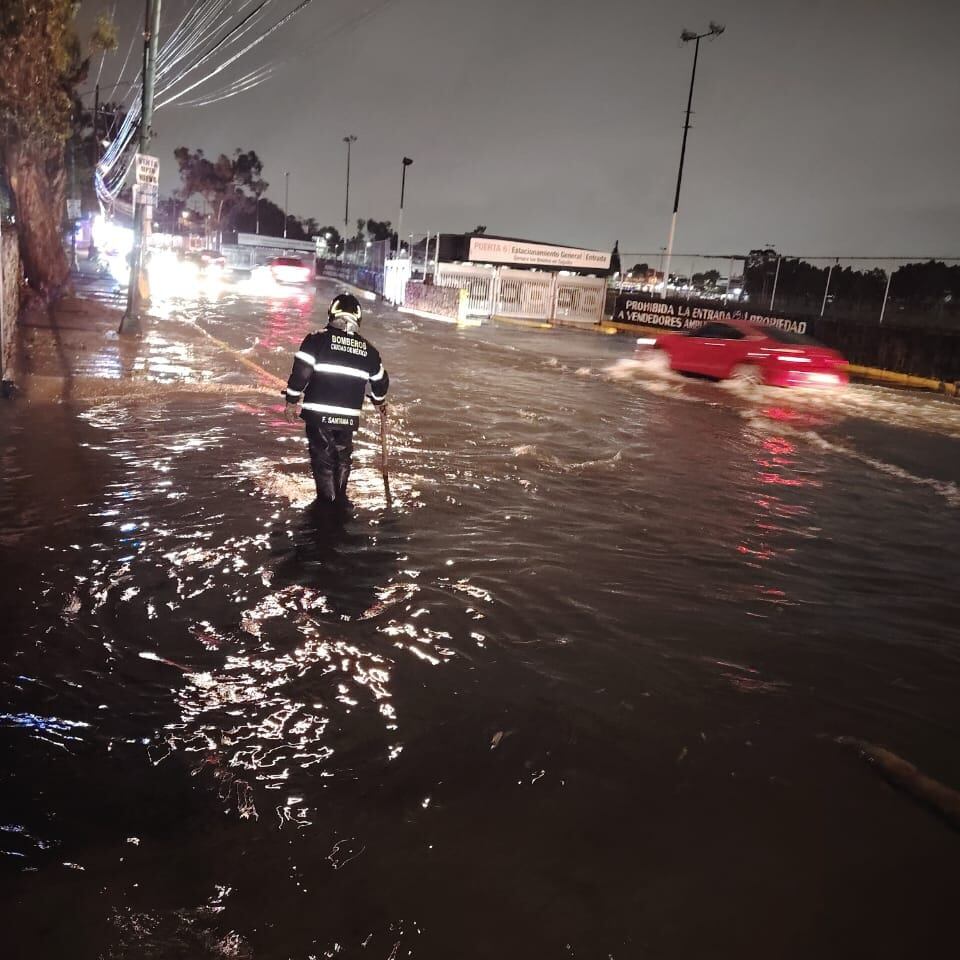 Las lluvias han causado estragos en CDMX (X/@Bomberos_CDMX)