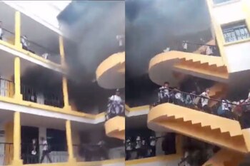 Incendio en un colegio de