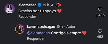 La senadora agradeció a la influencer por su cuestionamiento a Marbelle - crédito Captura de Pantalla Instagram