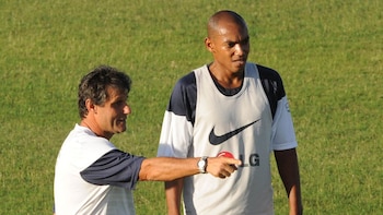 Con el Chueco Alves, el