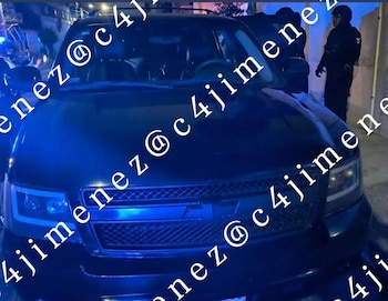 La camioneta donde habrían ocurrido