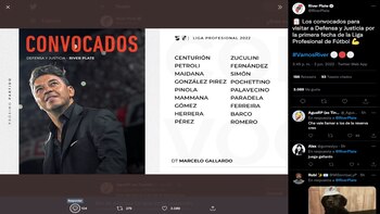 Convocados de River Plate para