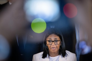 Foto de archivo de la presidenta encargada de Venezuela, Delcy Rodriguez
EFE/BART MAAT