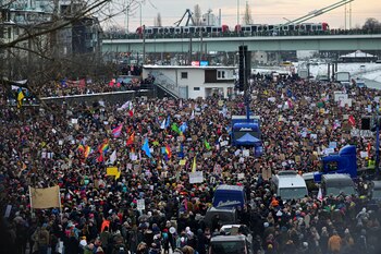 La manifestación en Colonia (REUTERS/Jana