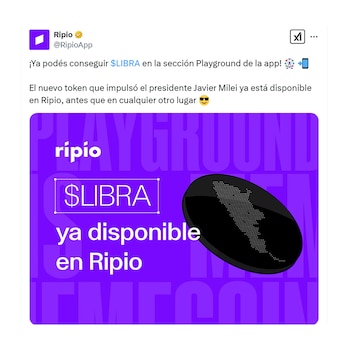 El anuncio de Ripio, con