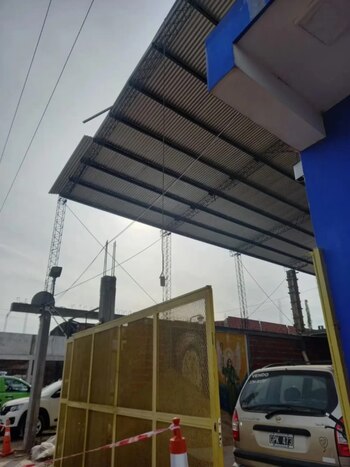 El lugar donde cayó Raúl