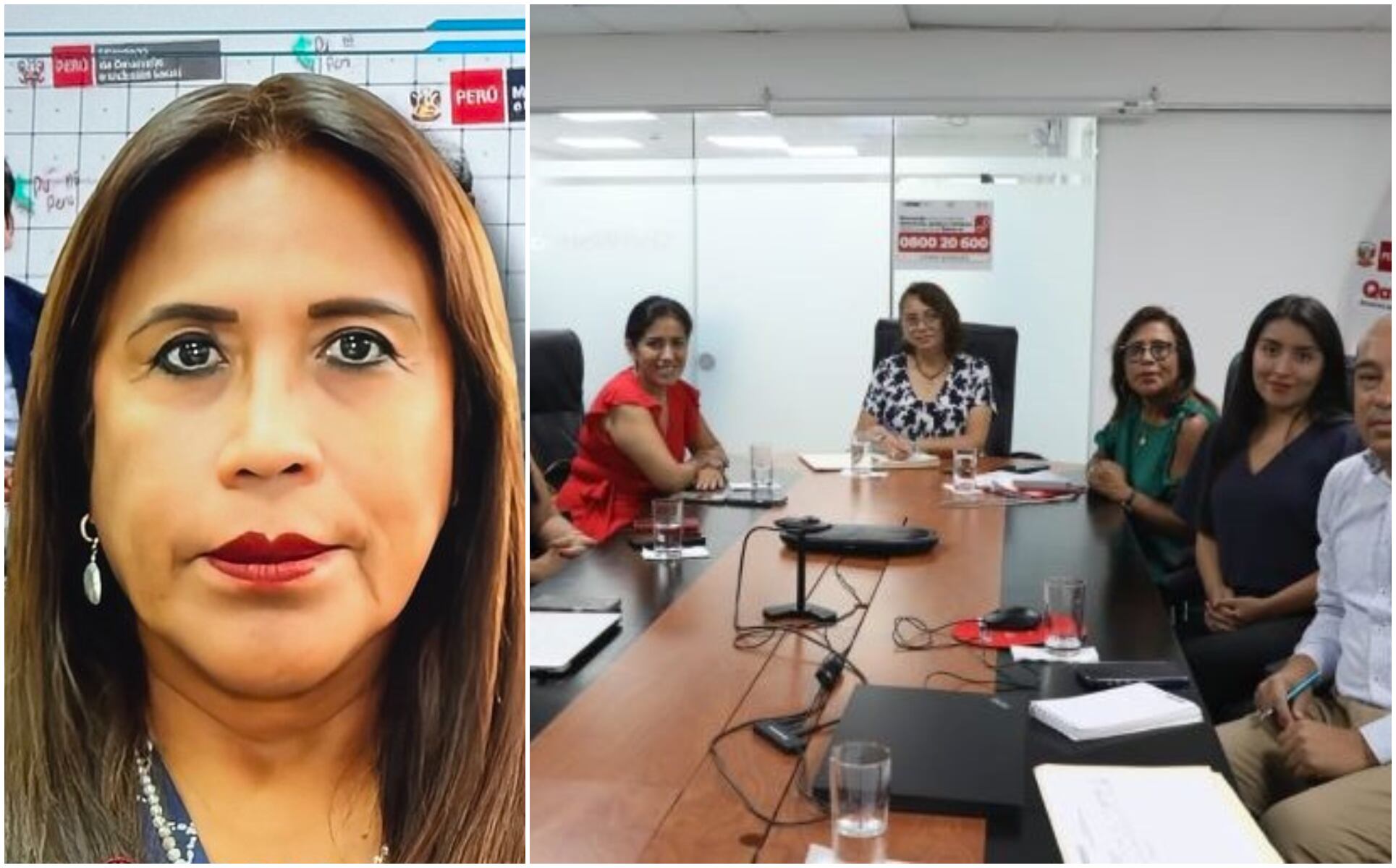 La letrada negó conocer a Burga, quien al momento de su muerte era investigado por supuestos actos de corrupción relacionados con contratos del programa estatal.