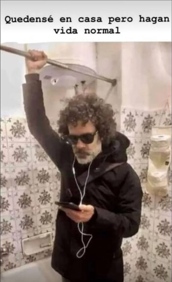 Quédense en casa pero hagan