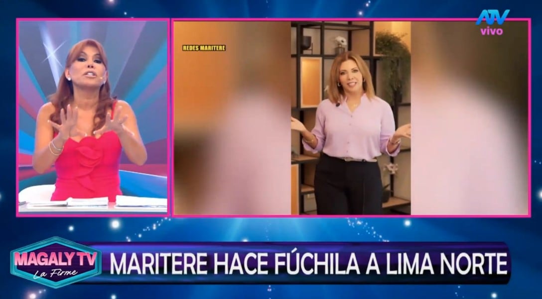 Magaly Medina critica a Maritere Braschi tras comentario sobre Lima Norte: “¿Cómo va a decir que no es agradable?”. Captura: Magaly TV La Firme.