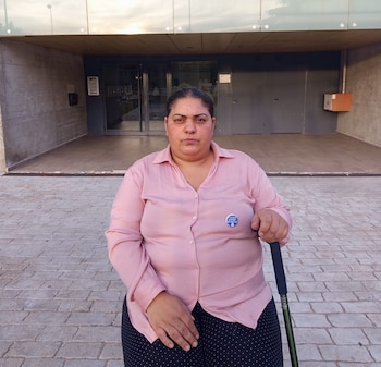 Vanesa, vecina del barrio madrileño de Orcasitas, afronta un desahucio pese a su situación de extrema vulnerabilidad. (Cedida a Infobae)