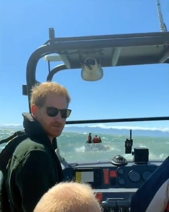 Harry se subió a la