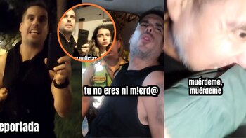 Pareja insultó y agredió a