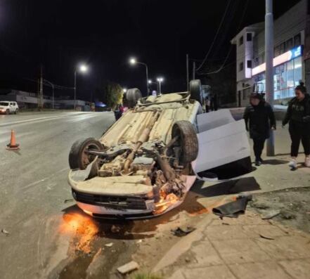 Secuestran vehículos y realizan test de alcoholemia tras el choque en Comodoro Rivadavia