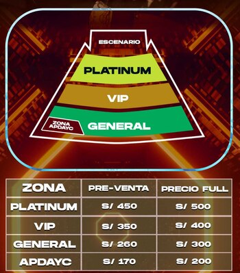 Precio de las entradas para el concierto de Daniela Romo en el Perú.