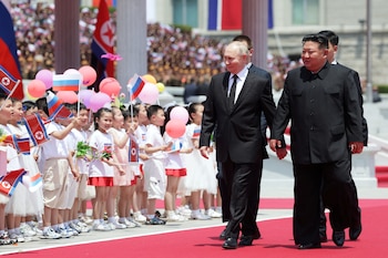 Putin y Kim Jong-un se
