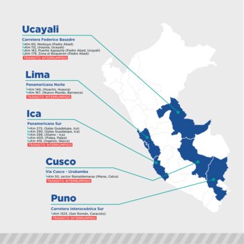 Ucayali Lima Ica Puno y Cusco