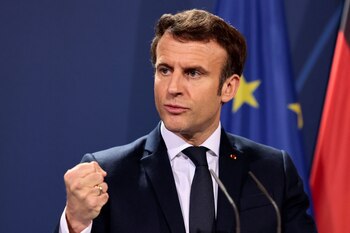 El presidente de Francia, Emmanuel