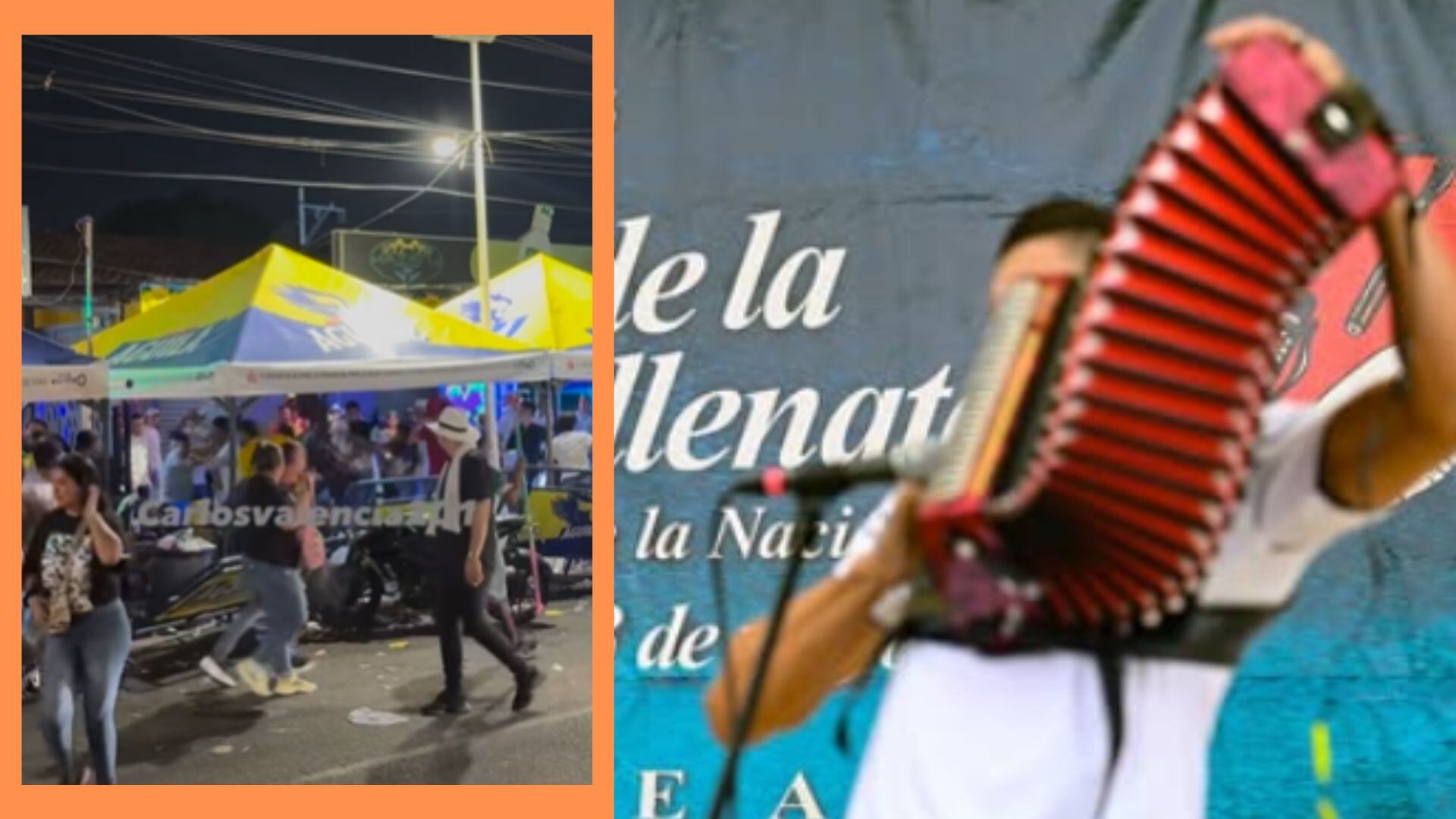 Pelea en el Festival de la Leyenda Vallenata generó preocupación por seguridad en Valledupar - crédito Carlos Valencia/Facebook - @fesvallenato/Instagram