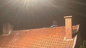 El padre intentó huir, pero