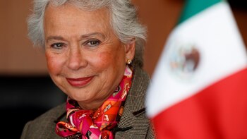 Olga Sánchez Cordero confió que