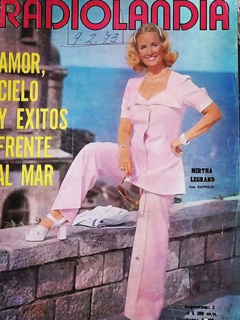 Mirtha Legrand era furor con