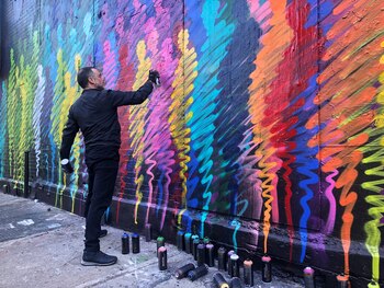 - El artista callejero español