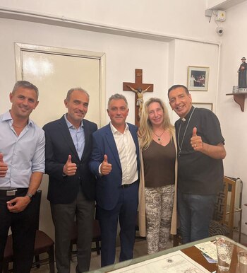 Karina Milei participó anoche de