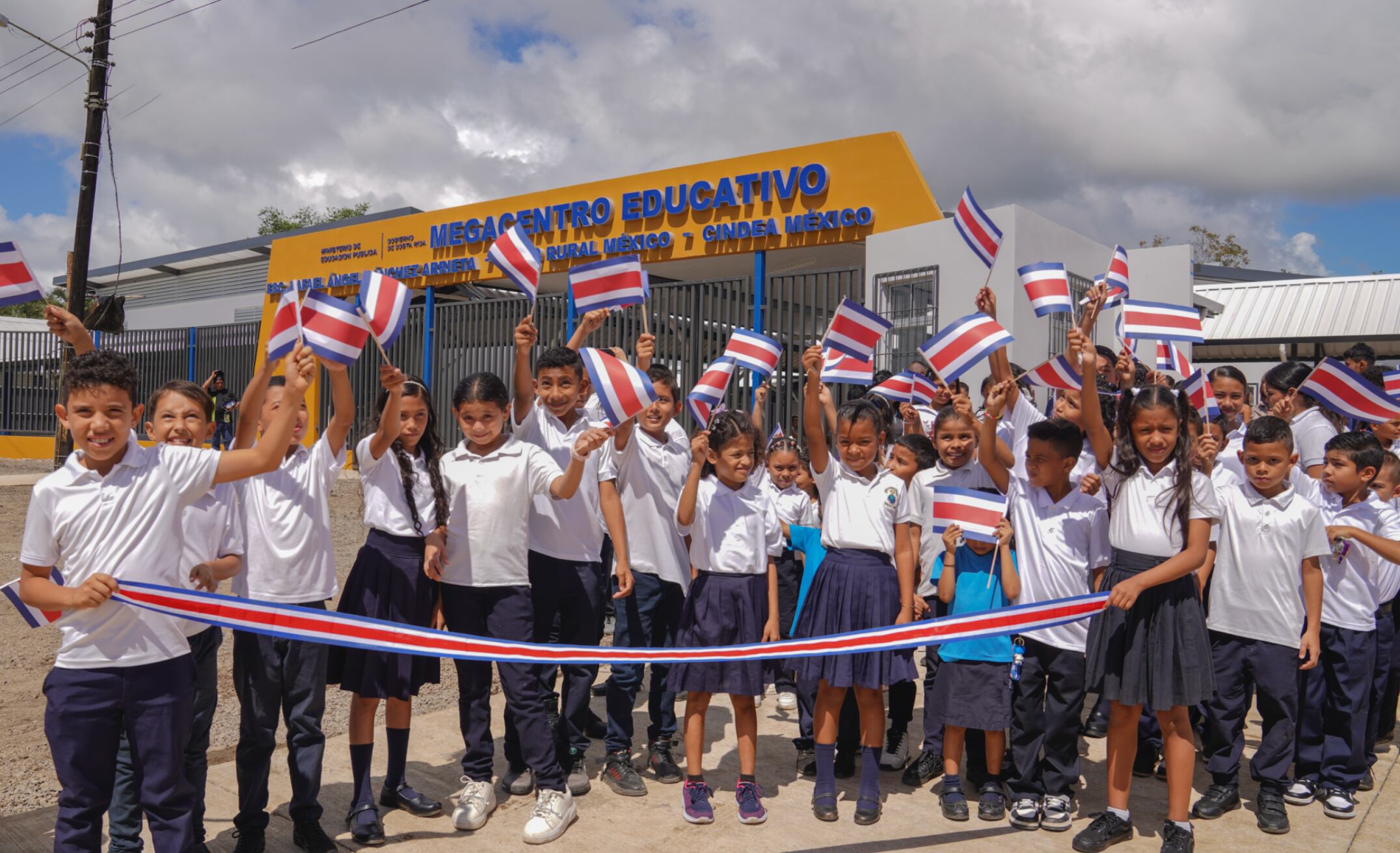 Más de 700 niños ahora recibirán clases en instalaciones adecuadas para su aprendizaje. Fuente: MEP