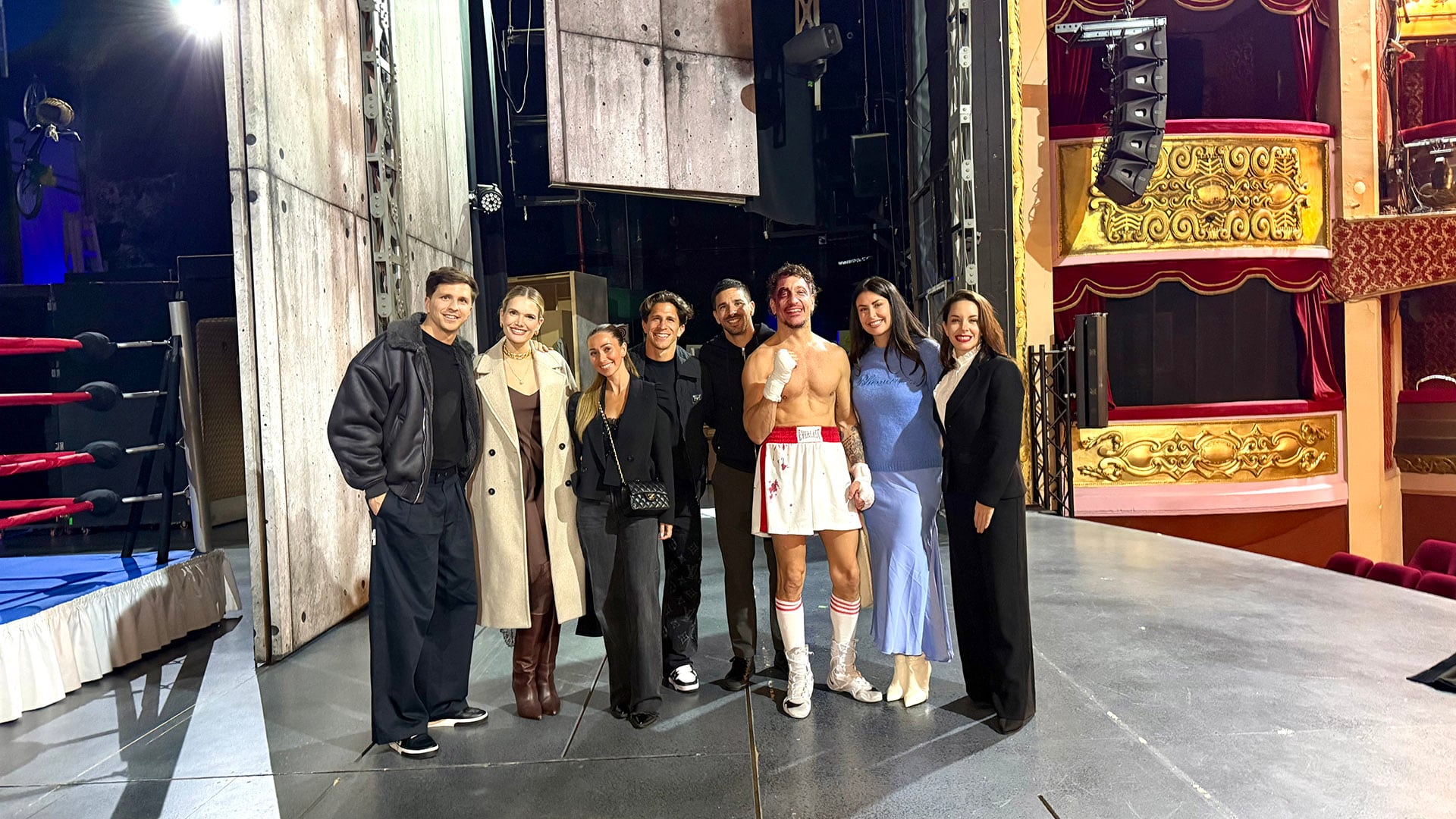 Dai Fernández, coprotagonista de Rocky y pareja de Nico Vázquez también posó para la foto