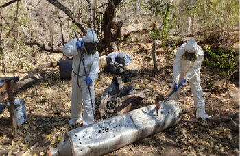 Las áreas fueron inhabilitadas