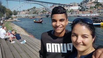 Beatriz y Alejandro, de vacaciones