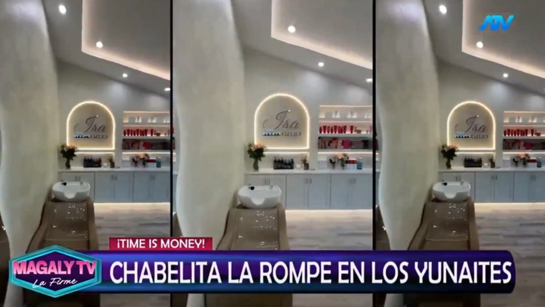 De la televisión a los negocios: ‘Chabelita’ abre su propio salón en Estados Unidos y cuenta cómo vive ahora. Captura: Magaly TV La Firme.