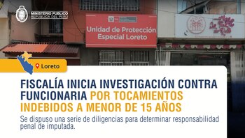 Loreto: directora de centro de