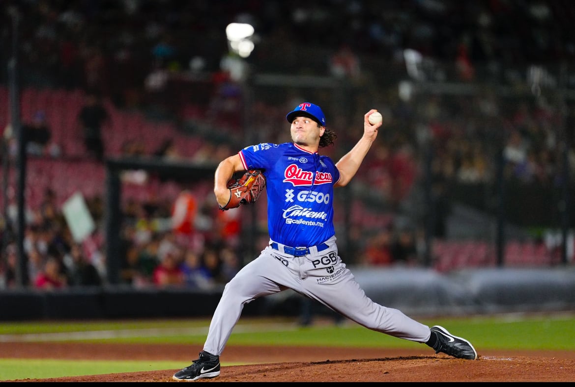 Austin Warner no permitió carreras contra Toros de Tijuana. (Olmecas de Tabasco)