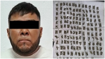 Detienen a “El Edy”, presunto integrante de la Unión de Tepito, con más de 200 dosis de droga en La Merced