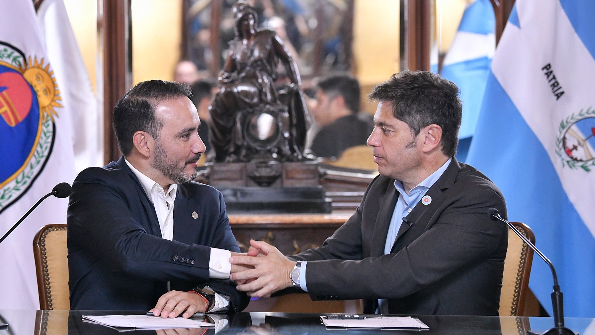 Axel Kicillof se reunió con Juan Pablo Valdés en Corrientes