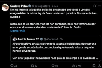 Gustavo Petro le contestó al