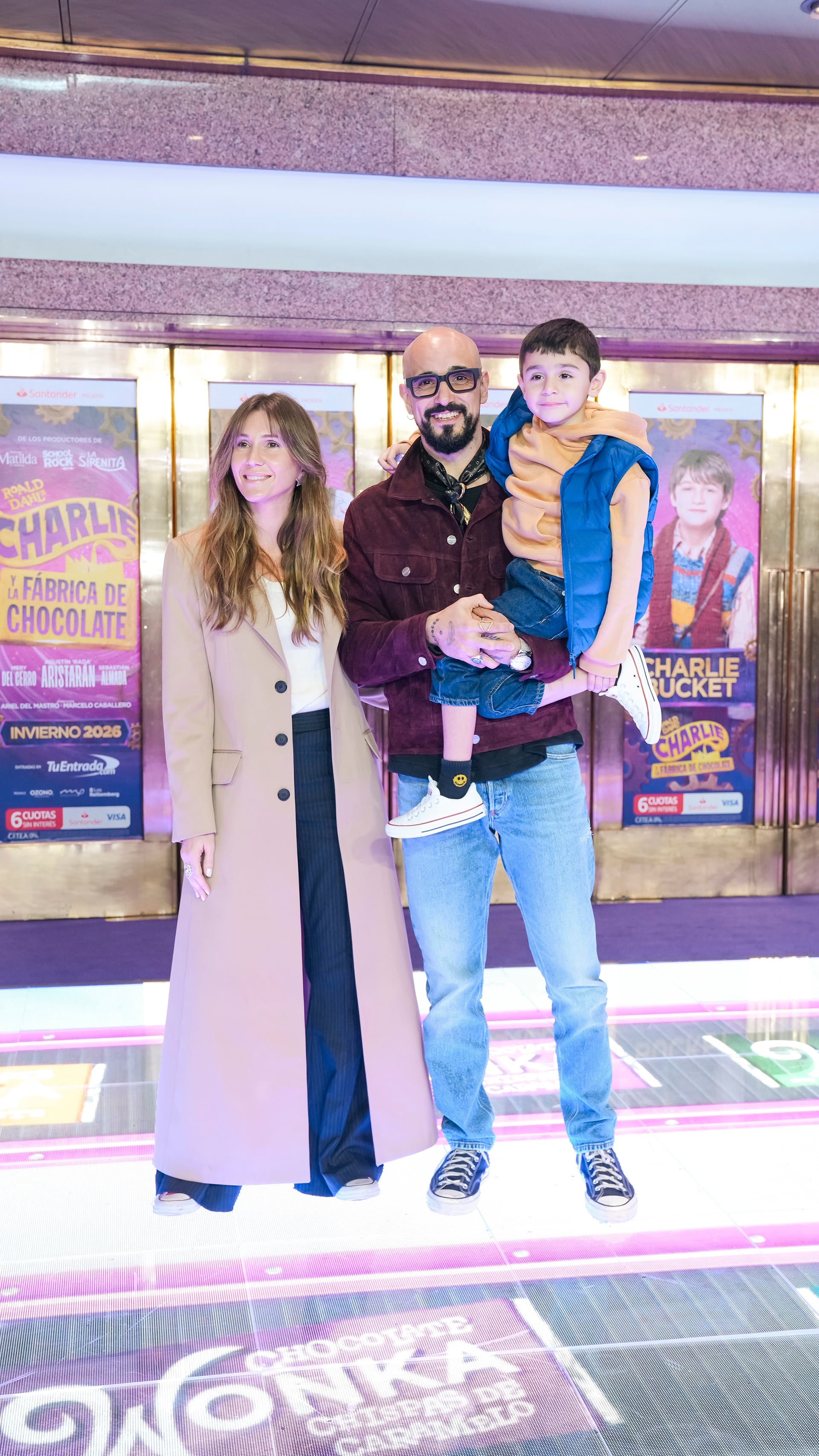 Abel Pintos y una salida en familia