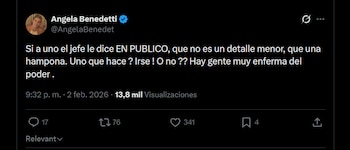 Benedetti afirma que ante las